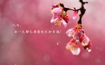 幼儿园八月份工作总结7篇
