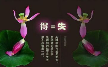 得与失的总结报告优秀7篇