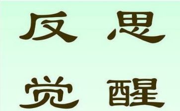 反思及心得体会精选6篇
