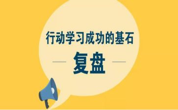 年度复盘工作总结7篇