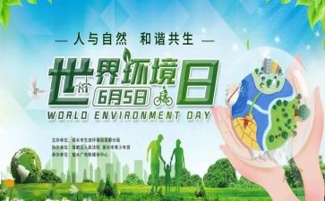 学校环境日活动方案5篇