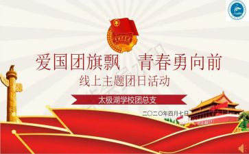 54团日活动总结精选8篇