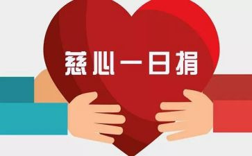 一日捐活动总结6篇