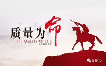质量工作总结模板8篇